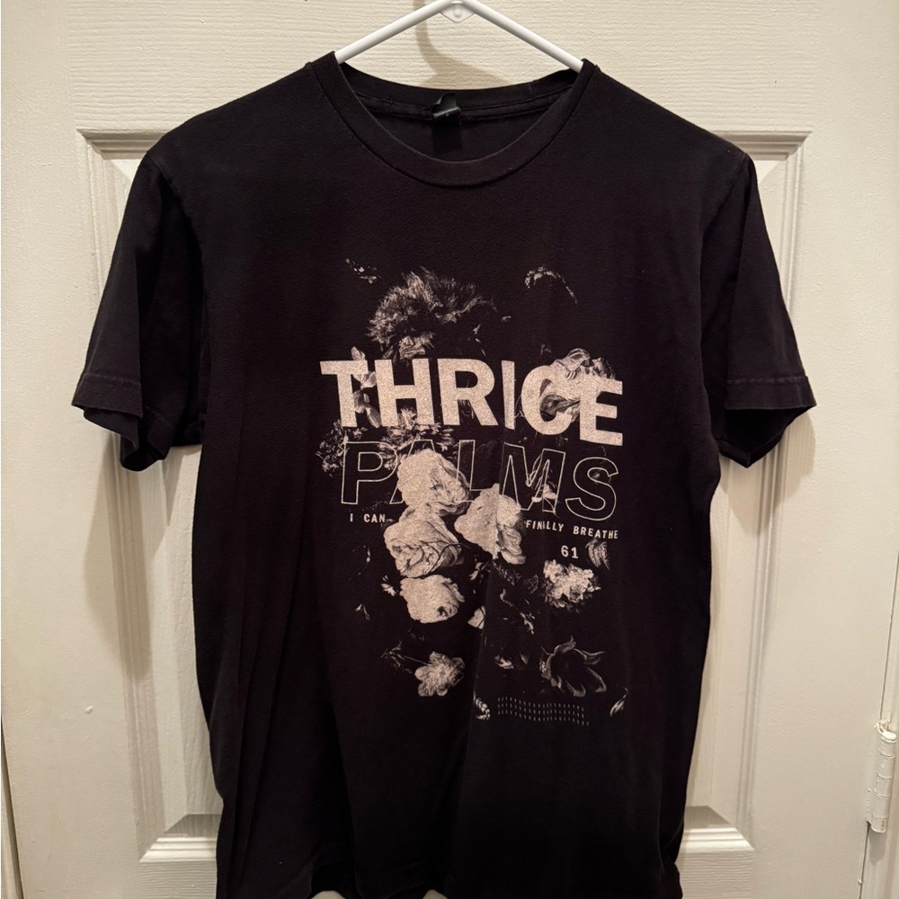 Thrice Palms Black Graphic T-Shirt